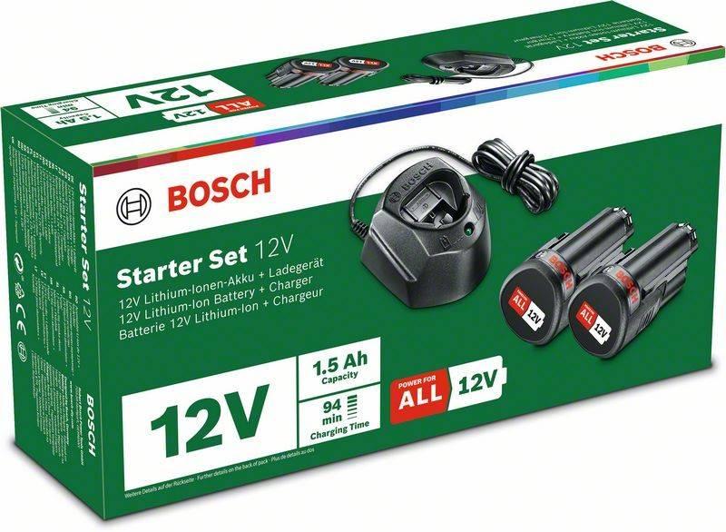 Set baterie a nabíječky Bosch 12 V